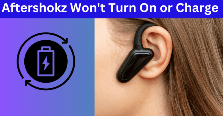 Aftershokz Won't Turn On or Charge 